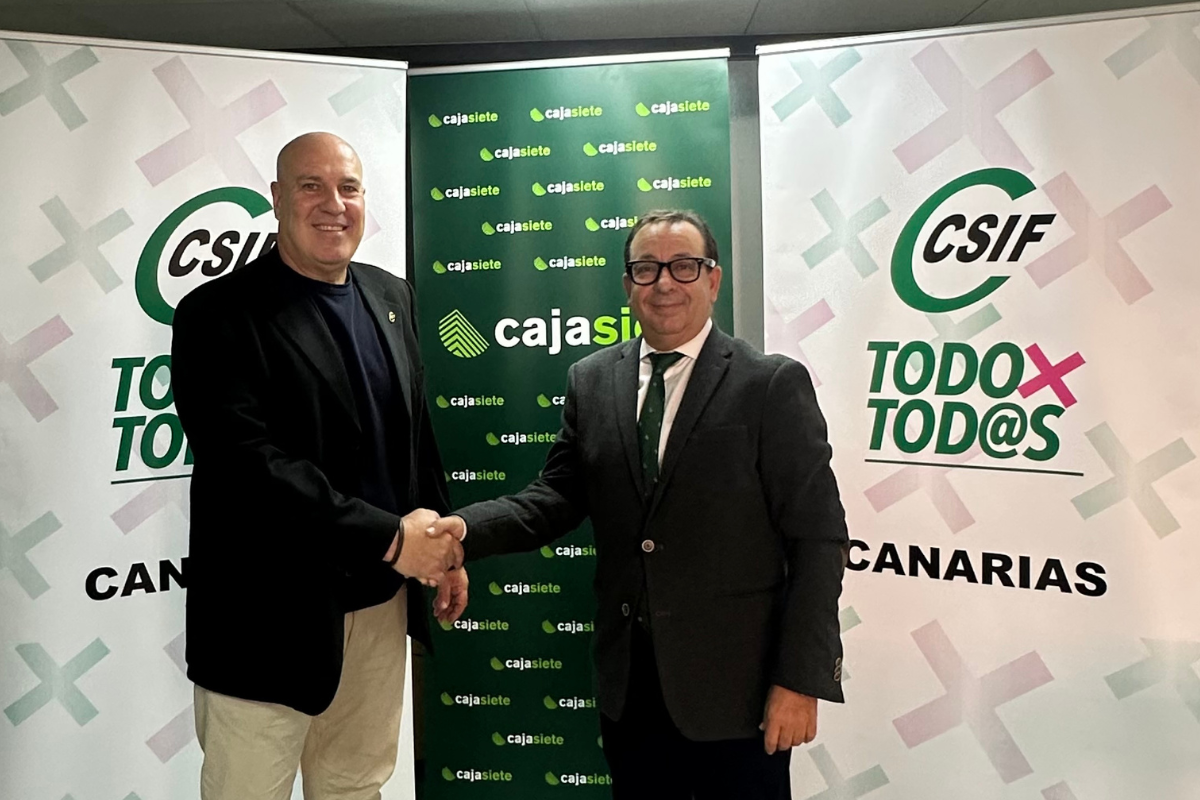 Acuerdo para mejoras financieras entre el CSIF y Cajasiete