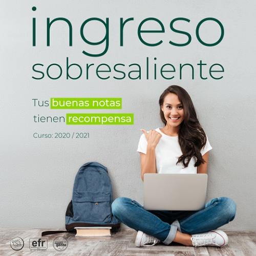 Imagen de la campaña de Ingreso Sobresaliente de Cajasiete