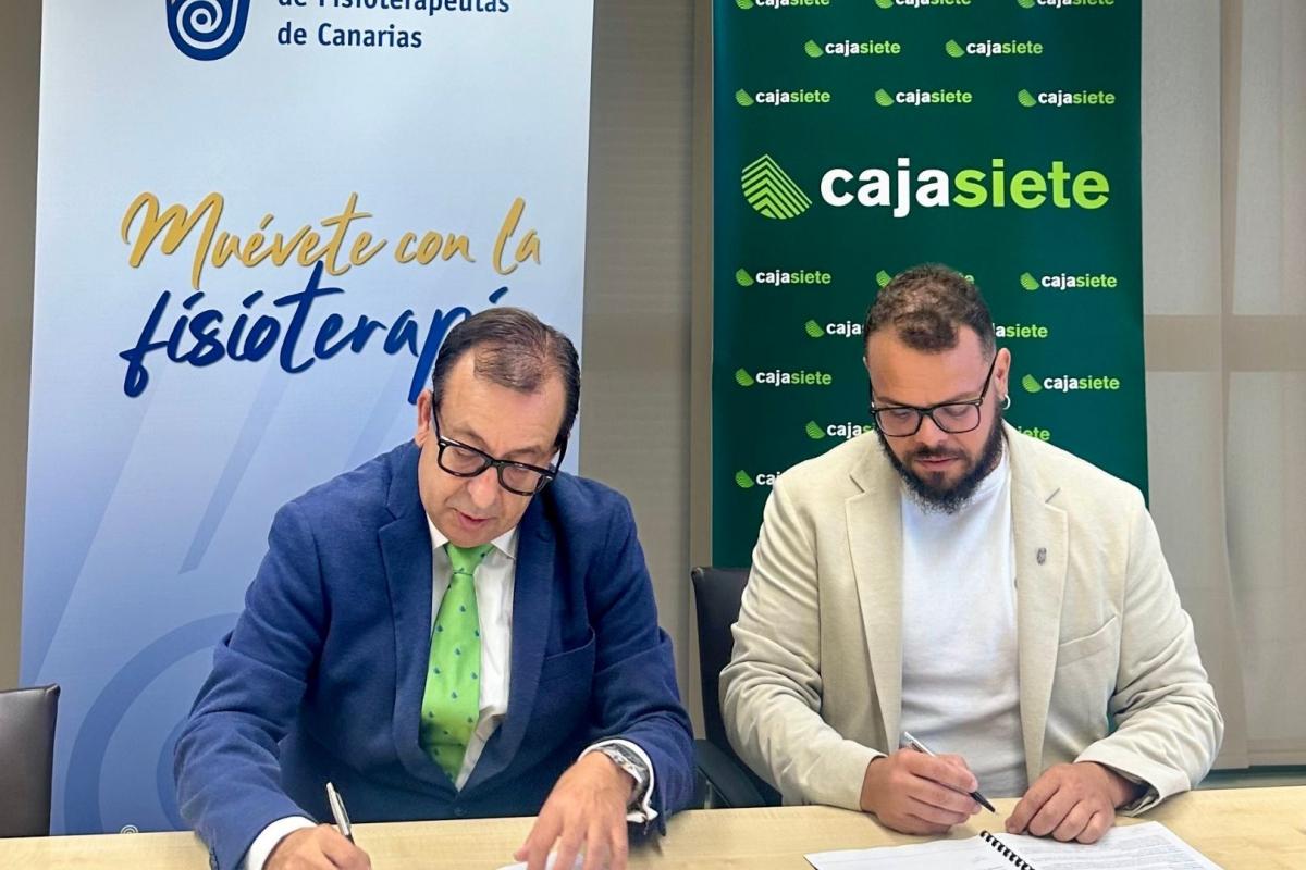 Cajasiete ofrece mejoras financieras a los Fisioterapeutas de Canarias 