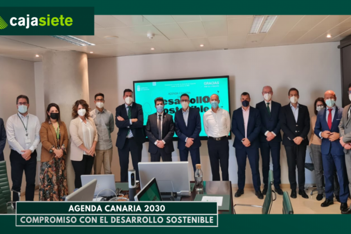 David Padrón acerca los detalles de la Agenda Canaria 2030 a Cajasiete